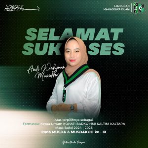 Nakhoda baru KOHATI BADKO HMI Kaltim-Tara, Andi Wahyuni gagas visi Kohati sebagai Well Representatif organisasi keperempuanan