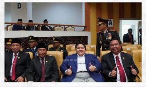Prosesi Pelantikan Pimpinan DPRD Samarinda, Dihadiri Langsung Oleh Pimpinan DPRD Kaltim