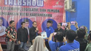 Talkshow Kepemudaan KNPI Kukar Diwarnai Berbalas Pujian, Rian X Junaidi