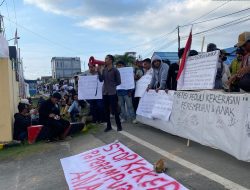 Geram Dengan Penanganan Pelaku, Aliansi Peduli Kekerasan Perempuan dan Anak Muara Badak Gelar Aksi Demonstrasi